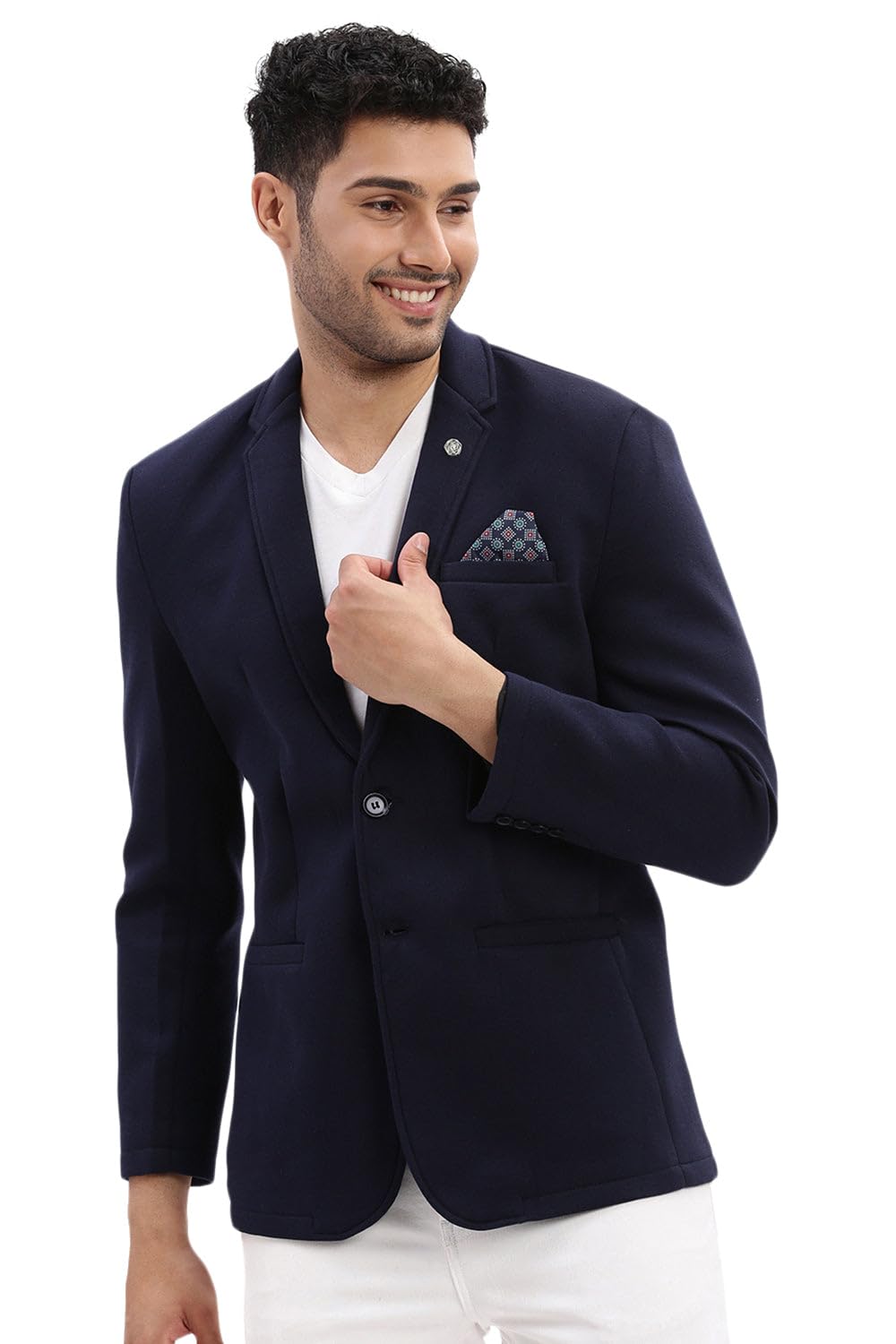 Men Solid Single Breasted Casual Blazer | Notched Lapel Full Sleeves Cotton Blazer for Mens | Slim Fit Regular Length Blazer for Men's-image-47