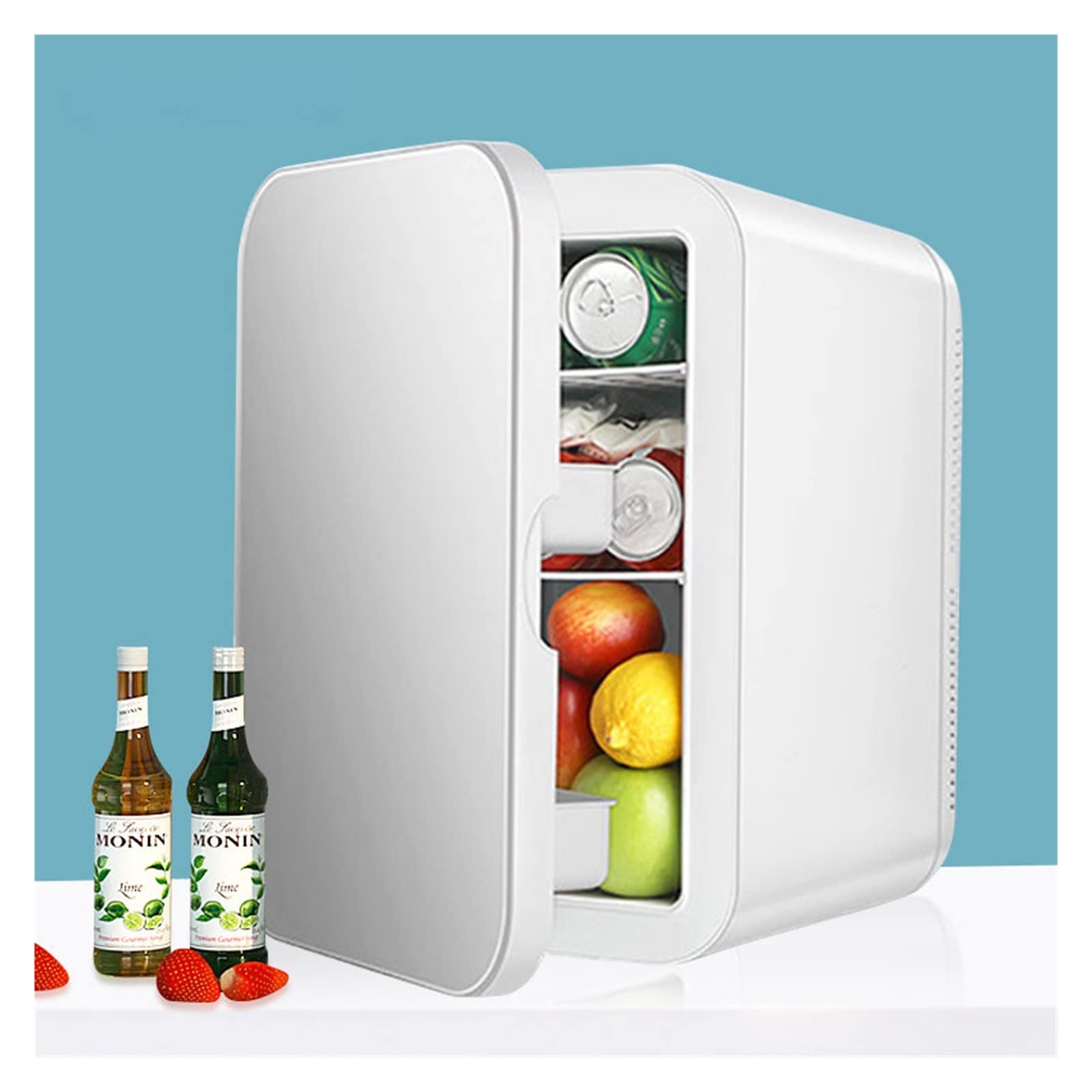 Refrigerador de automóvil 8L Mini refrigerador Refrigerador portátil Refrigerador Compacto para automóvil Camión Cocina Uso doméstico Picnic Camping Congelador silencioso para au