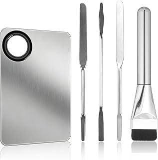 5 Pcs Professional Stainless Steel Makeup Pal...