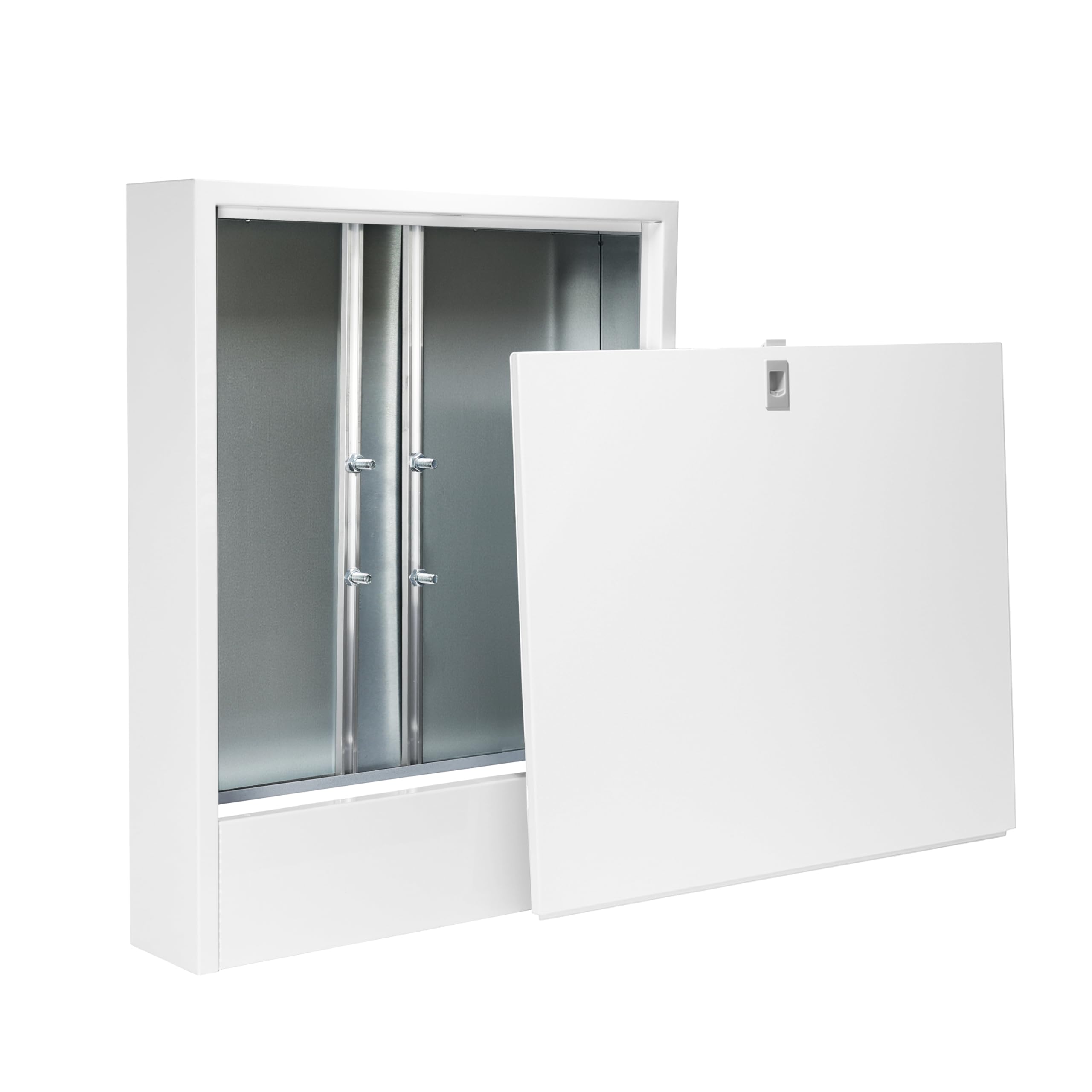 ENVIRON - Armario de distribución de pared para calefacción por suelo radiante | Chapa de acero lacada y galvanizada | Caja de distribución | Circuitos de calefacción (500x630x110mm (2-6 circuitos))