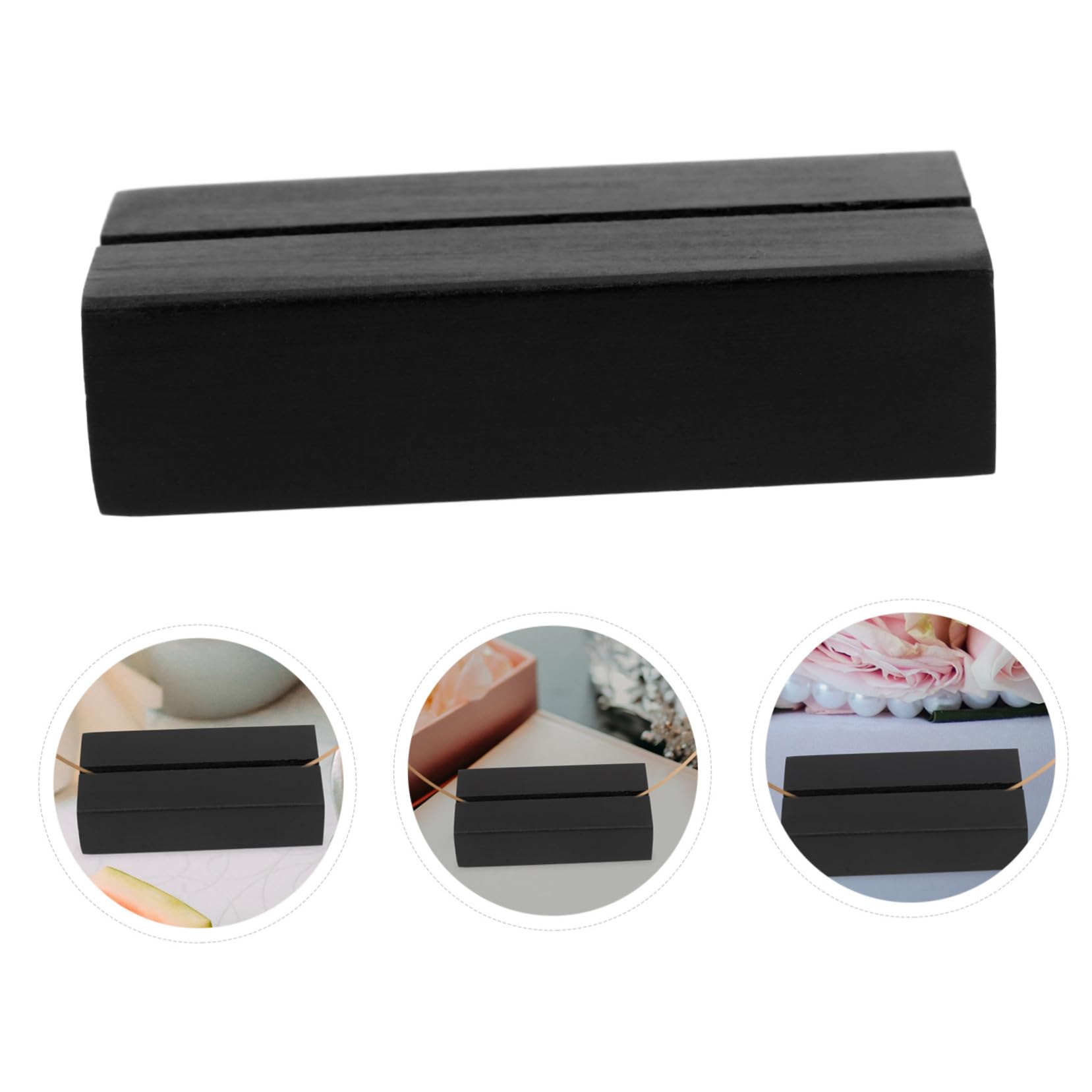 OUNONA 18piezas Soporte De Número De Mesa para Bodas y Eventos Base para Exhibición De Tarjetas y Nombres Decoración De Mesa Elegante y Duradera