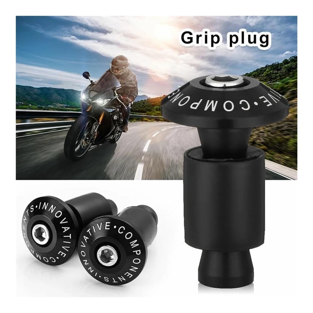 Tapones para Manillar De Motocicleta para 2 Unidades Universales Contrapesos Accesorios De Protección para Manillar De Motocicleta.