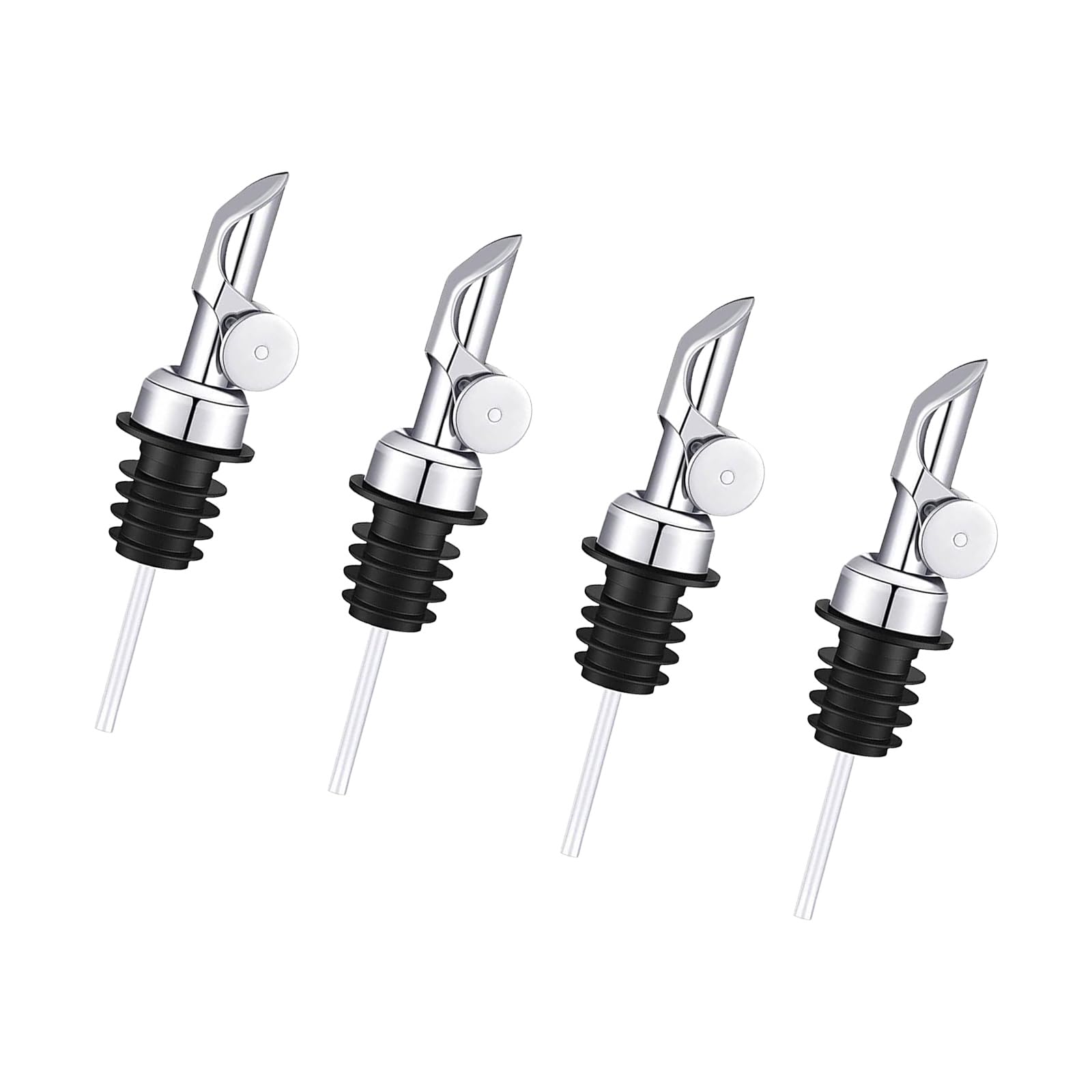 Qusinfc Automatic Wine Pourer with Sensors Leak Proof Design Sturdy Nonrust Steel for Generic Bottles Kitchen Pubs Tool Nonrust Steel Automatic Wine Pourer