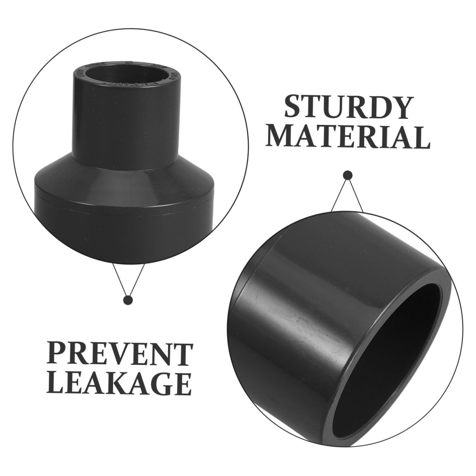 MAGICLULU Conector Reductor de Pvc para Tuberías, 10 Piezas, Conexión Versátil E Instalación Rápida, Uso Industrial en Sistemas de Presión y Alcantarillado