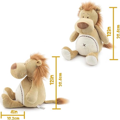 Miniatura 2 de MR VIVICARE Easter Plush Lion, Warmies Microwavable Lion Stuffed Animal  Heatable Stuffed Animals for Kids- 16 inch Stuffed Animal Heating Pad for
