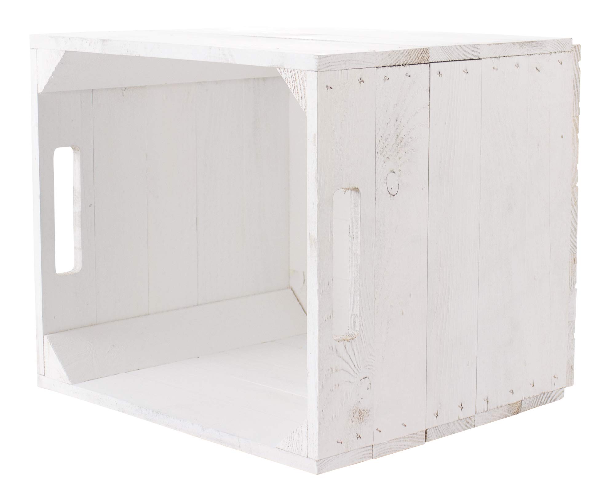 Cassetta Legno Per Kallax 33x37.5x32.5cm - Per Vino, Frutta, Ripiani - Naturale O Fiammata - Foto 10