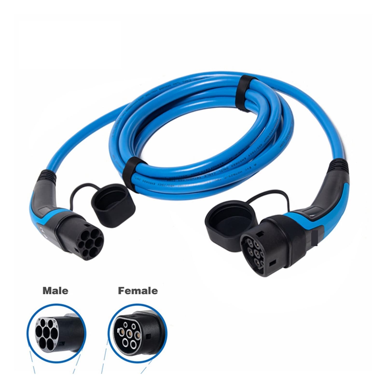 電気自動車用充電ケーブル 青 Amazon.co.jp: ev充電ケーブル EV 充電ケーブル 32A 22KW 三相