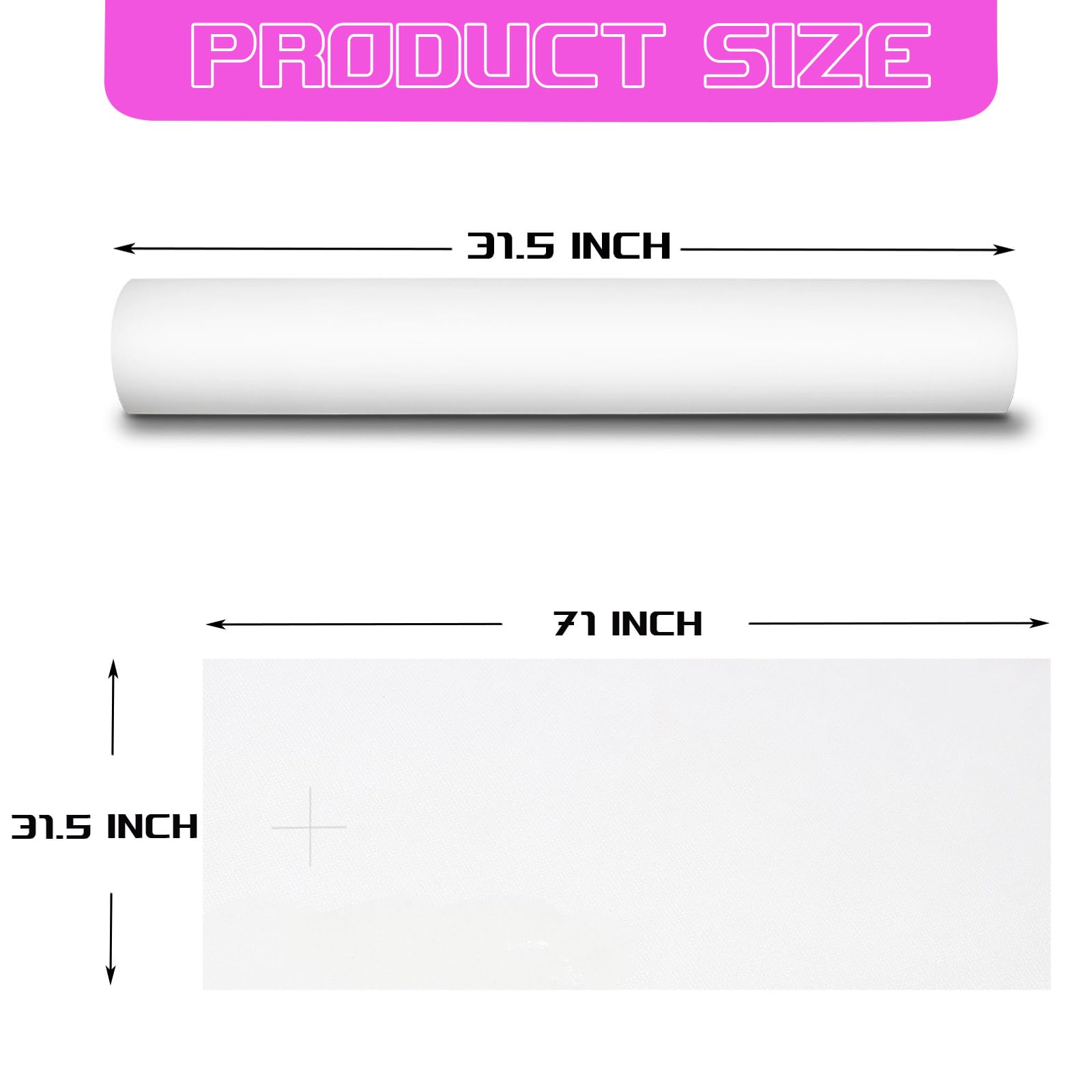 Sábanas desechables para mesa de masaje, 30 g/m2, impermeables, gruesas, no tejidas, 71 x 31.5 pulgadas, 50 hojas por rollo con agujero facial para hoteles de salón de belleza (6)