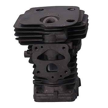 Pistons, High Silicon Aluminum Alloy 44mm Cylinder Piston Set Replacement Assembly with Bearing for Chain Saw for 445 450 450e