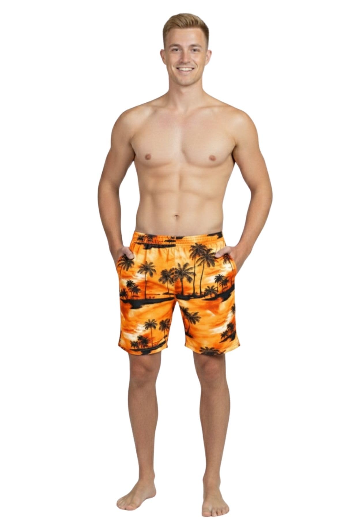 aqua holic Swim Shorts for Men with Side Pockets and Drawstring-picture-4