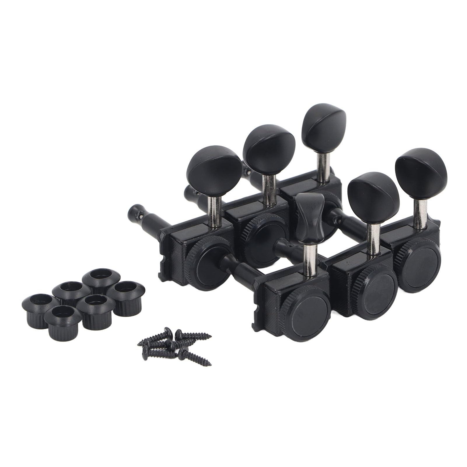 Afinadores de Bloqueo de Guitarra, 6 Teclas de Afinación de Cuerdas de Bloqueo Izquierdo, Cabezal de Máquina, Piezas Clásicas Acústicas para la Mayoría de las Guitarras Acústicas