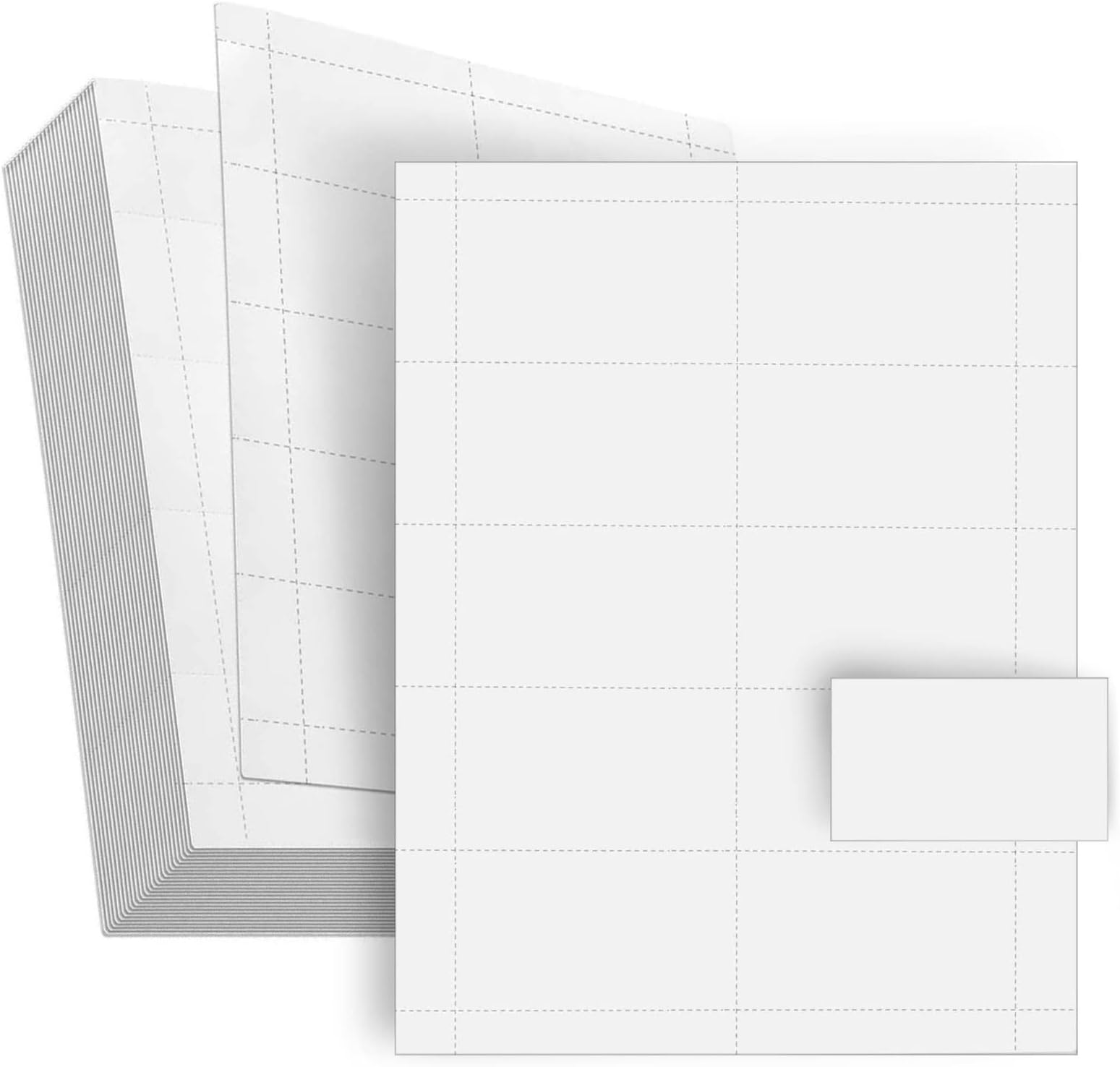 Heavyweight White Blank Business Card Paper 100 Sheets