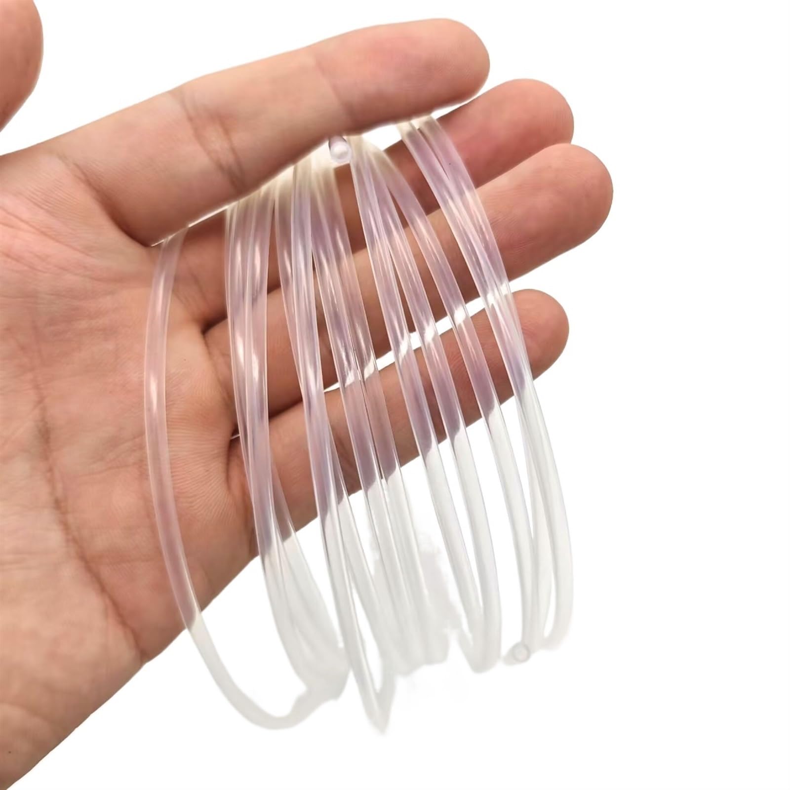 Heat Shrink tubing PTFE Heat Shrink Tube Diameter 0.5mm - 15mm 1.7:1 Shrinkage Ratio 260℃ High Temperature Pipe 600V Translucent(15mm)