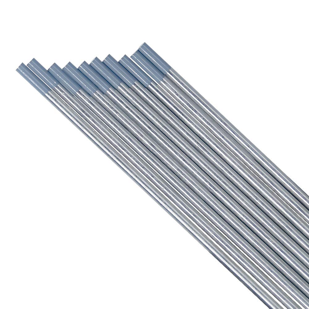 VECTOR WELDING Electrodo de Tungsteno 10 Piezas 1,6 mm x 175 mm Gris | Aguja de tungsteno para soldar, 175 mm, 10 unidades