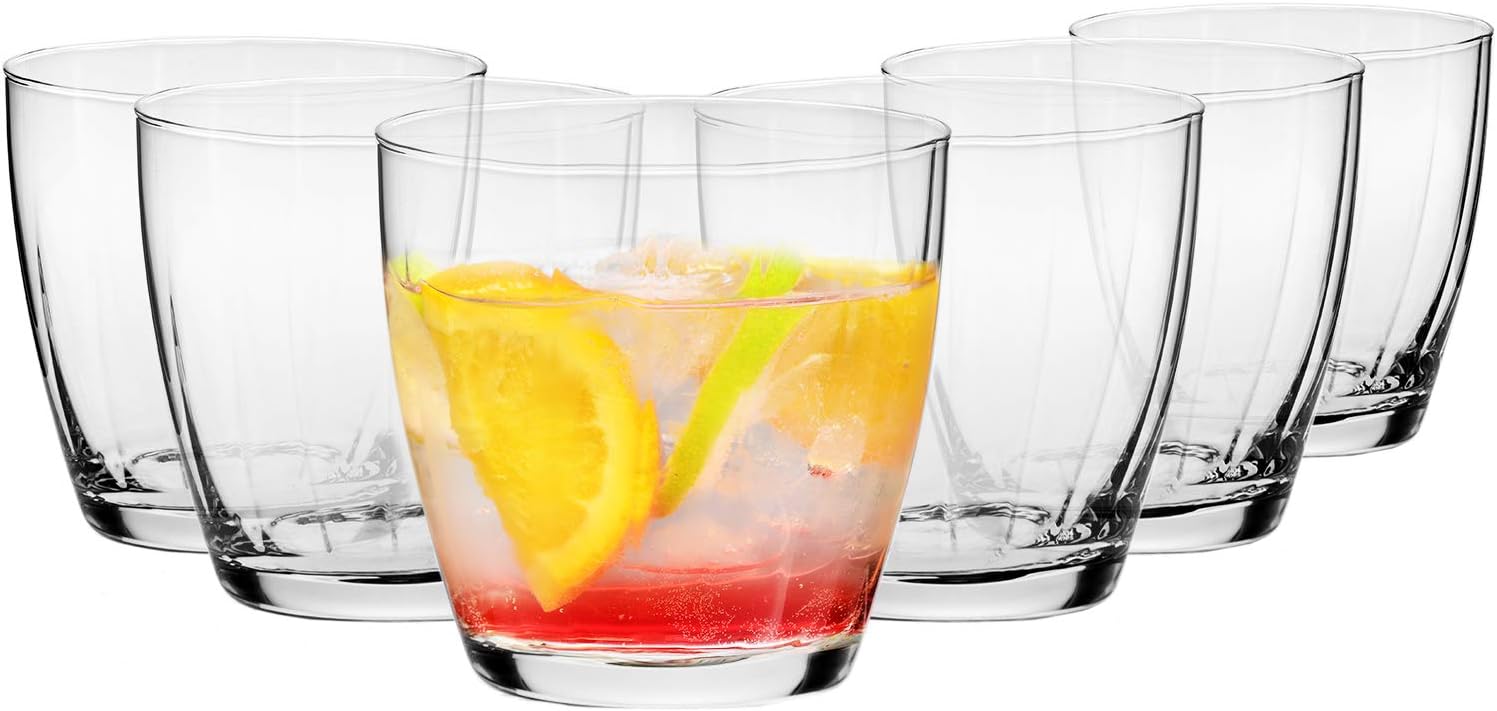 Krosno Water Juice Drinking Glasses Set of 6 300 ML Illumination