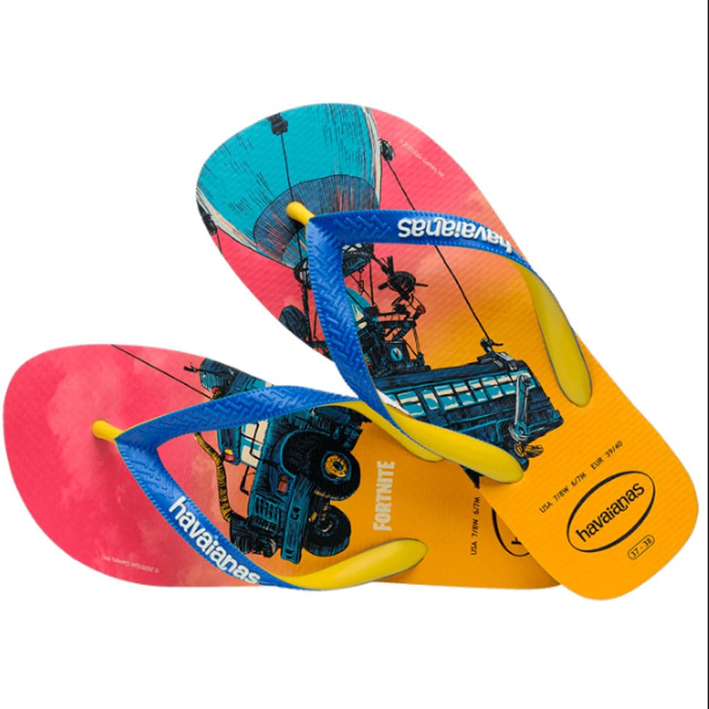 Havaianas Unisex Top Fortnite Flipflop, indigo blue, 39/40 EU