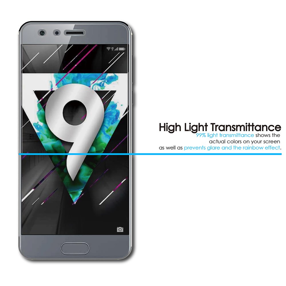 Tempered Glass Screen Protector For Huawei Honor 9, 3-Layer Ultra Slim Clear Film - View #5