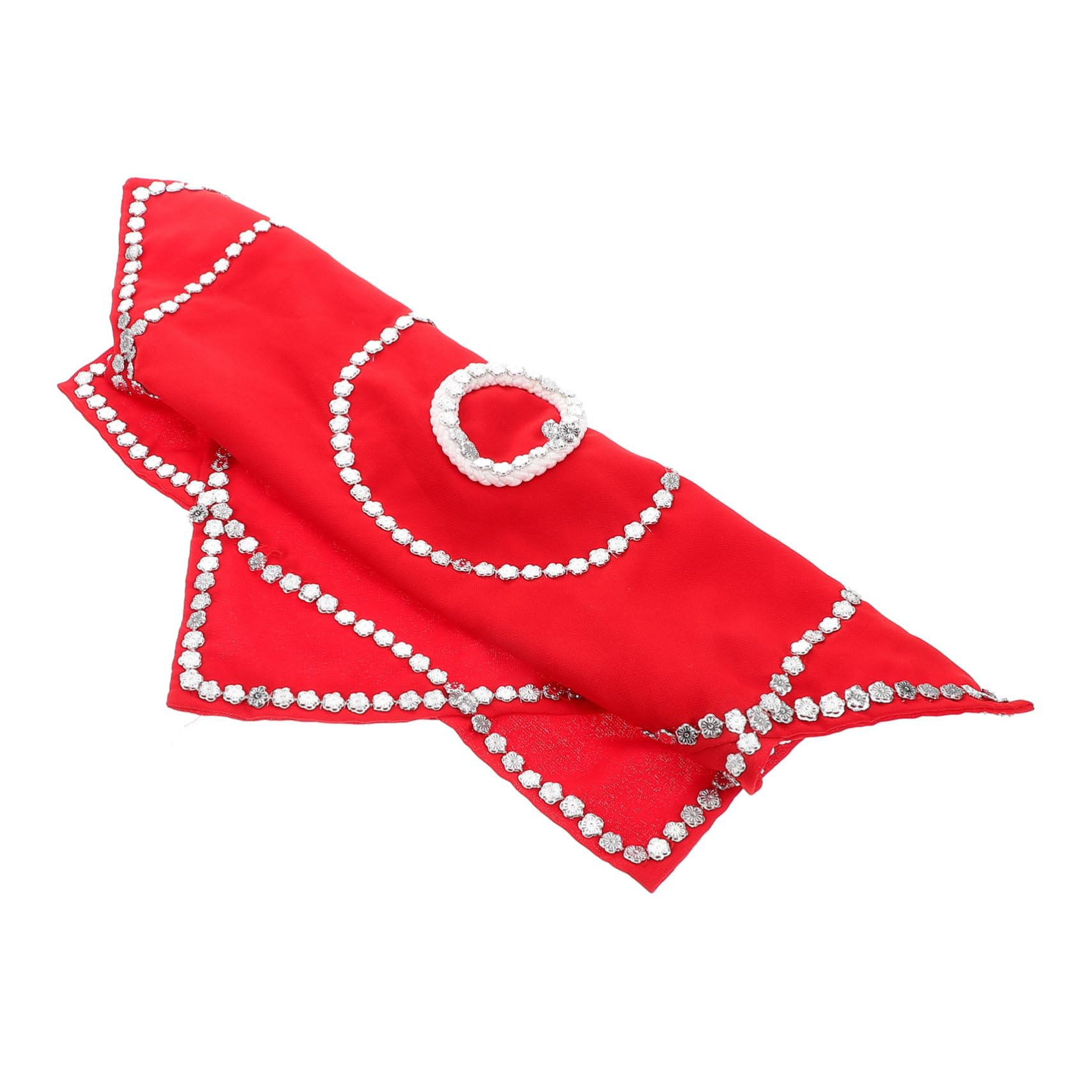 Totority Octagonal Dance Handkerchief Silk Fans Play Silks for Toddlers Chinese Year Spring Festival Prop