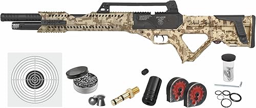 Miniatura 4 de Hatsan Invader Auto Air Rifle con paquete de 100 blancos de papel y pellets Wearable4U