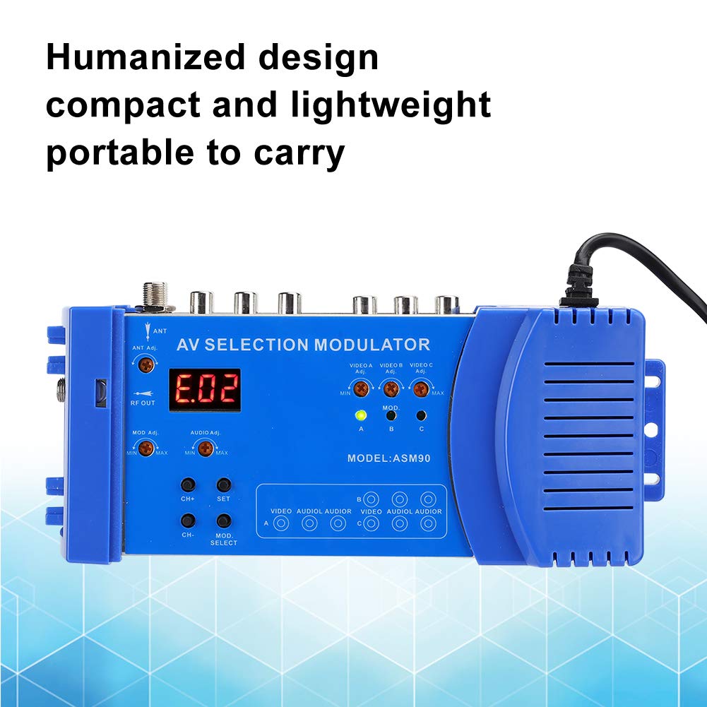 Modulateur HDMI numérique RF, modulateur VHF/UHF Double Bande Portable, convertisseur Portable Standard PAL/NTSC, modulateur AV Multiple en Option pour TV, PC, DVD