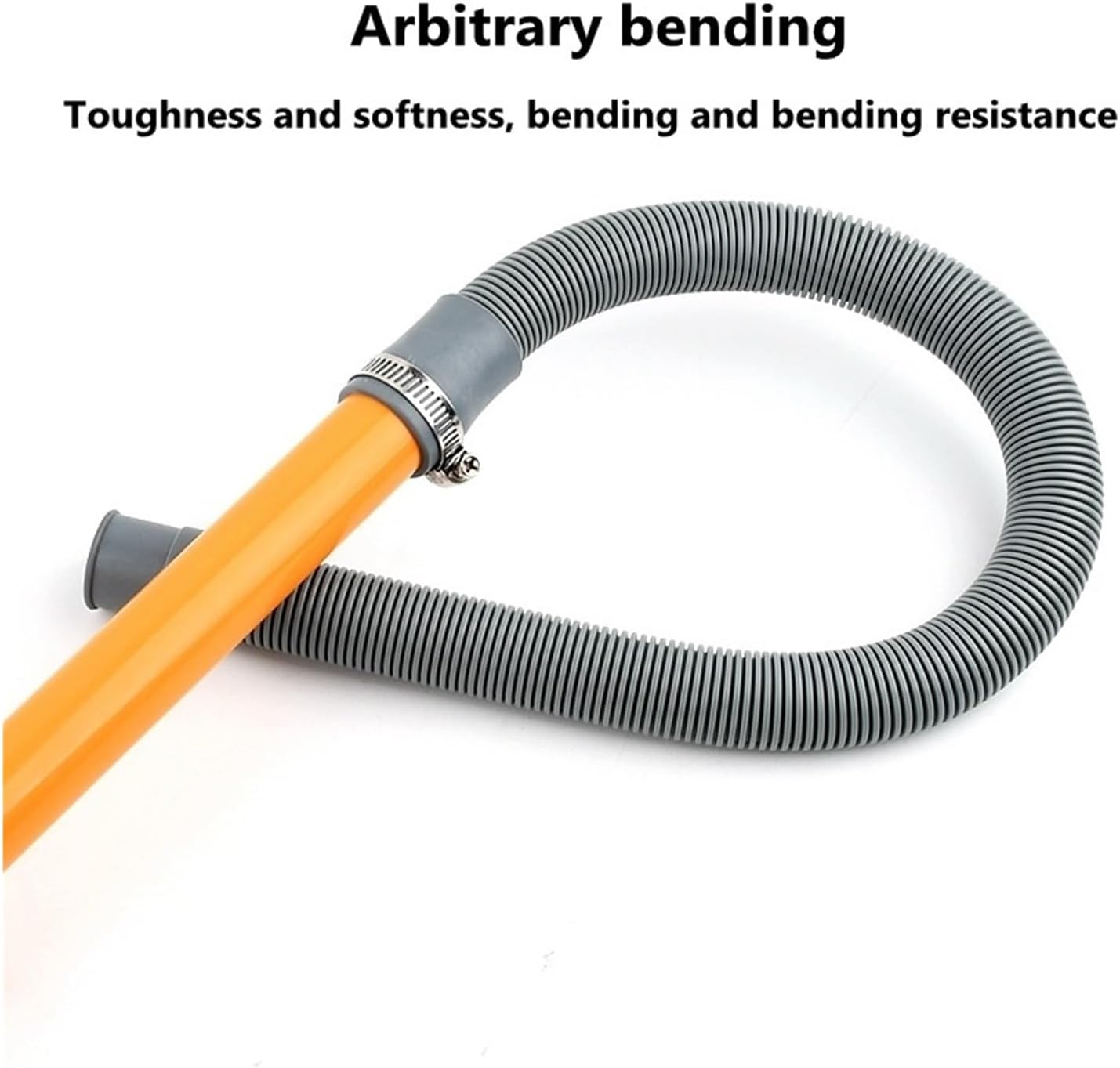 1PC I.D 20/25mm Washing Machine Dishwasher Drain Hose Extension Pipe With Bracket Aquarium Multifunctional Drainage Hose(1 metre)