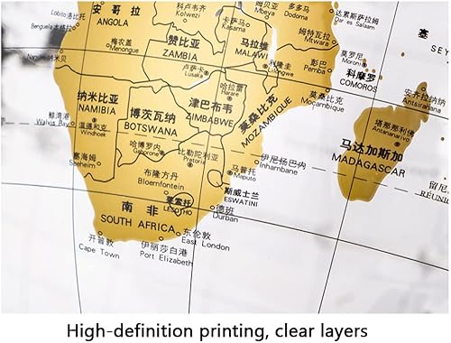 Miniatura 3 de ZAJ Globo transparente decorativo globo acrílico transparente globo con soporte de metal para decoración del hogar, oficina, escritorio, estudio,