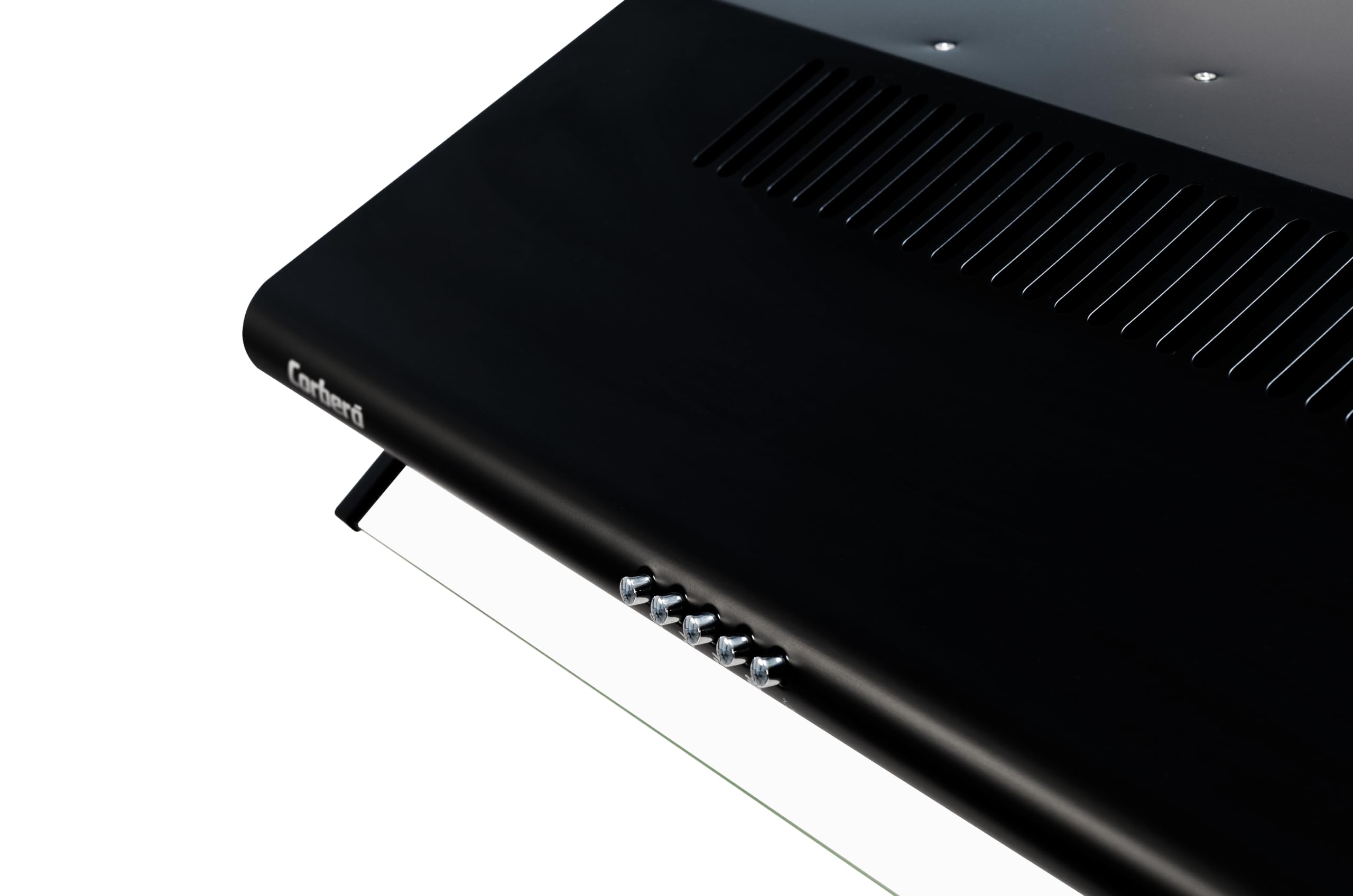 Corberó - Cappa aspirante convenzionale | 60 cm | SELATI640B | Portata 400 m3/h | 191,5 W | 3 velocità | 2 filtri in alluminio | Filtro al carbone | Efficienza energetica D, nero