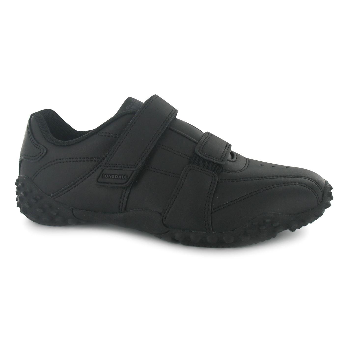 Lonsdale Unisex Fulham Trainers Child Black/Black 12K Kids