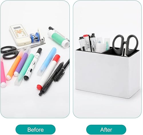 Miniatura 3 de Scottish Terrier - Estuche organizador de escritorio para bolígrafo de perro de piel sintética para oficina en casa