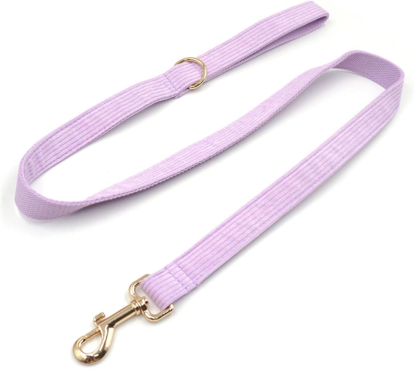 Hundehalsband, Set aus Halsband und Leine für Hunde mit Kotbeutelhalter, für weich, verstellbar, strapazierfähiger, drehbarer Metallknopf (Blau, M)