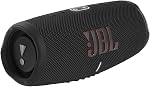 JBL Charge 5 Portable Bluetooth Speaker with Deep Bass, IP67 Waterproof and Dustproof, Up To 20 Hours of Playtime, Built-in Powerbank - Black