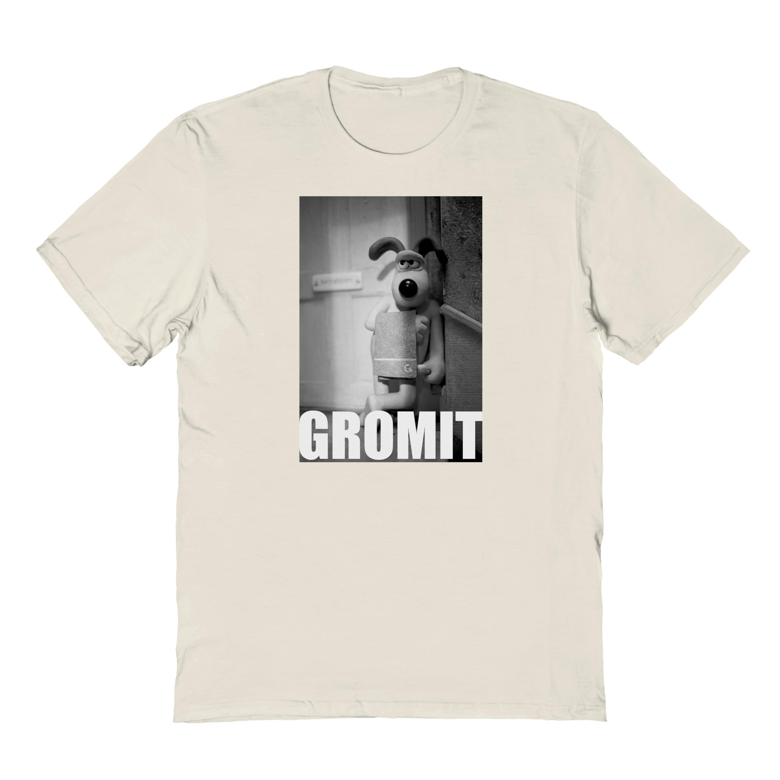 Wallace and Gromit T Shirt for Men & Women Towel Natural Graphic Short Sleeve Tee - Funny T Shirts