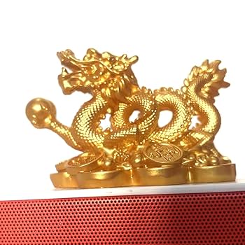 5本爪　金龍　置物　龍神パワー　金運　龍置物 Amazon.co.jp: 龍の置物 五本爪 龍神 守り神 昇運金龍 玄関