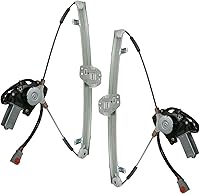 Vista 99 de TRQ Juego de regulador de ventana eléctrica delantera y motor compatible con Ford Ranger 1993-2011 1994-2009 Mazda B2300 1998-2001 B2500 1994-2007