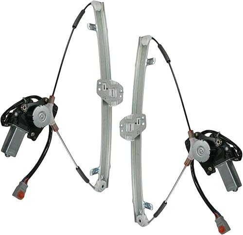 Miniatura 99 de TRQ Juego de regulador de ventana eléctrica delantera y motor compatible con Ford Ranger 1993-2011 1994-2009 Mazda B2300 1998-2001 B2500 1994-2007