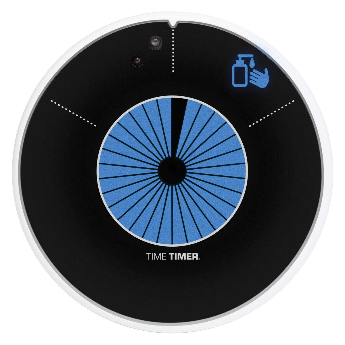 TIME TIMER WASH - 30 Sekunden visueller Timer zur Förderung des richtigen Händewaschens für Kinder und Erwachsene zum Freisprechen, berührungsloses Händewaschen, mit optionalem Musik