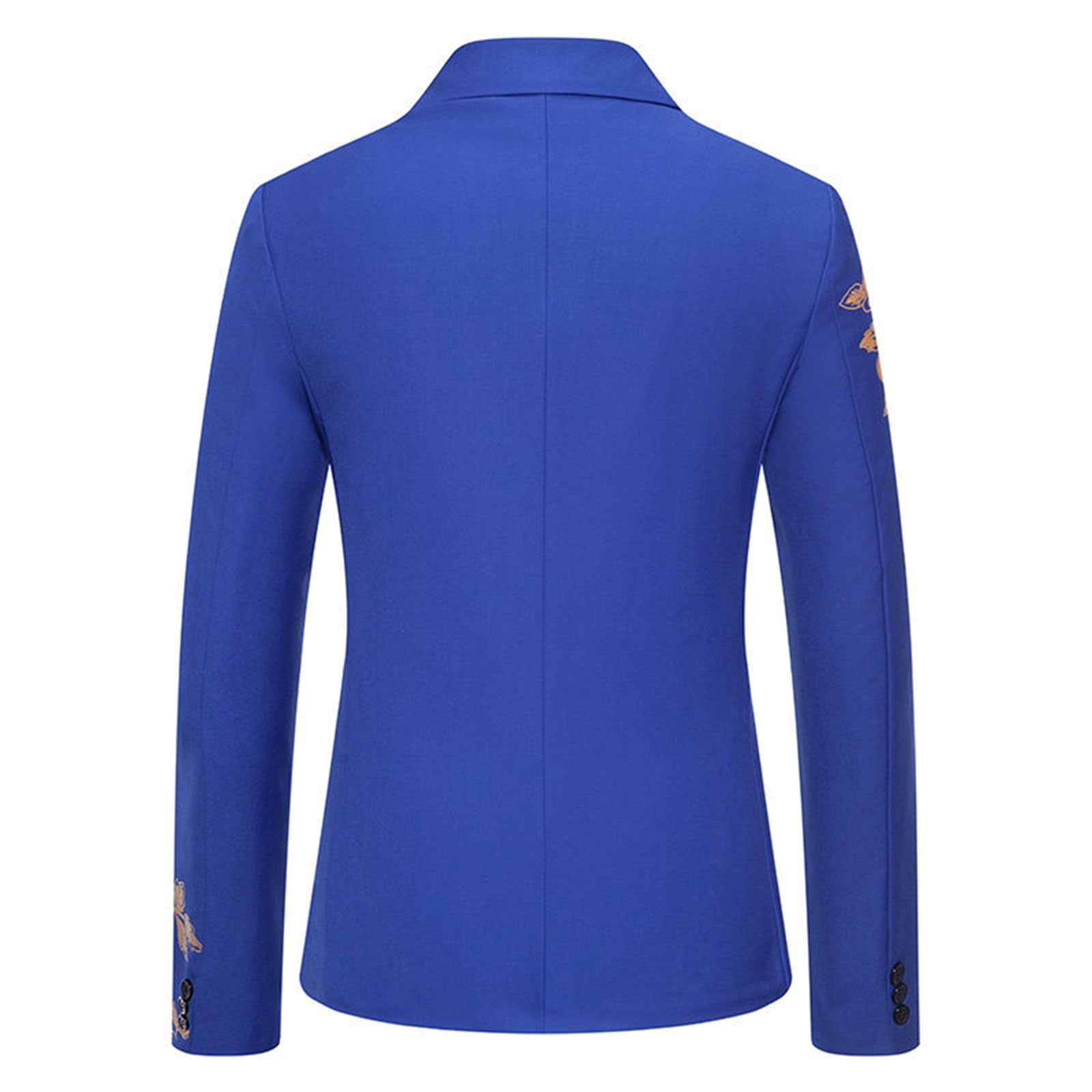 Sakko Veste de costume tendance en velours à paillettes pour homme - Coupe sportive - Veste de loisirs pour homme - Longue et élégante - Pour fête, date, bal de fin d'année, mariage, smoking