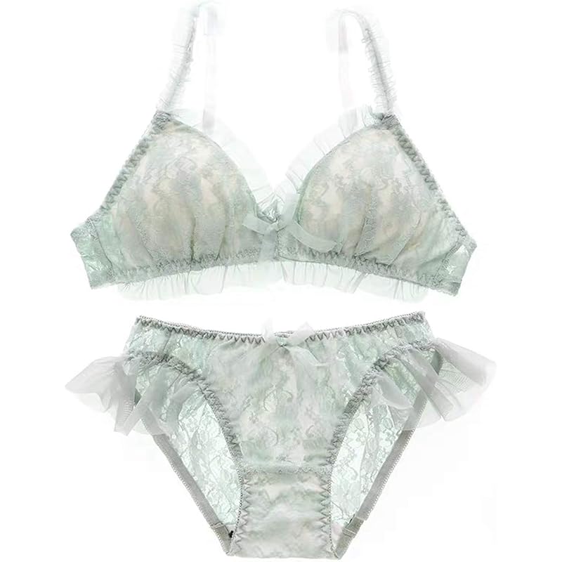 レディース 再入荷 Somnus258 緑 レース ブラジャー セット かわいい やさしい ブラ ショーツ セット 福袋 下着 女性 ノンワイヤー 安い パンツ レディース セクシー ランジェリー L Mskiyj8nd3 Www Boulevardrestaurants Com