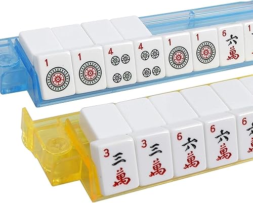 Miniatura 2 de usamjtable American Mahjong Pusher Rack Combo Todo en Uno Rack y Empujador de Azulejos (Acrílico)