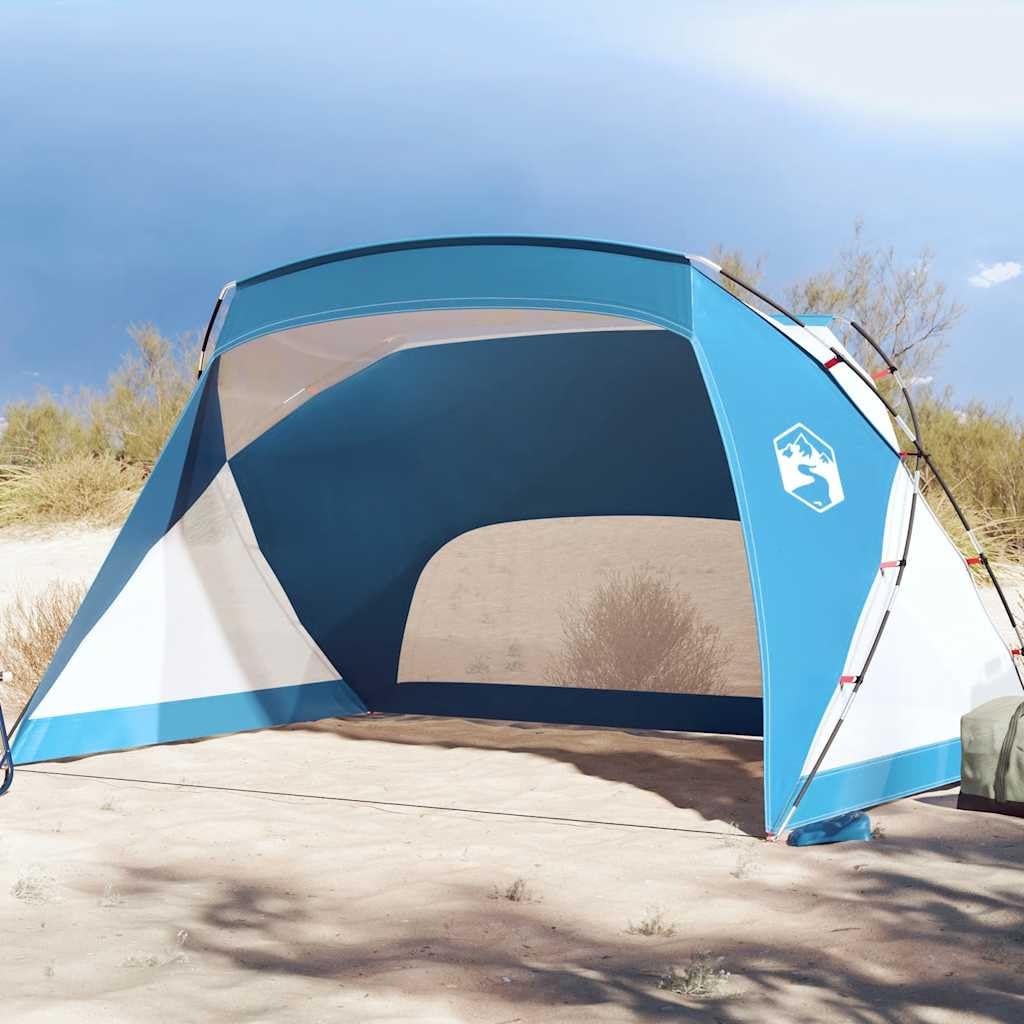 Niebieski namiot plażowy 274 x 178 x 170/148 cm poliester 185T