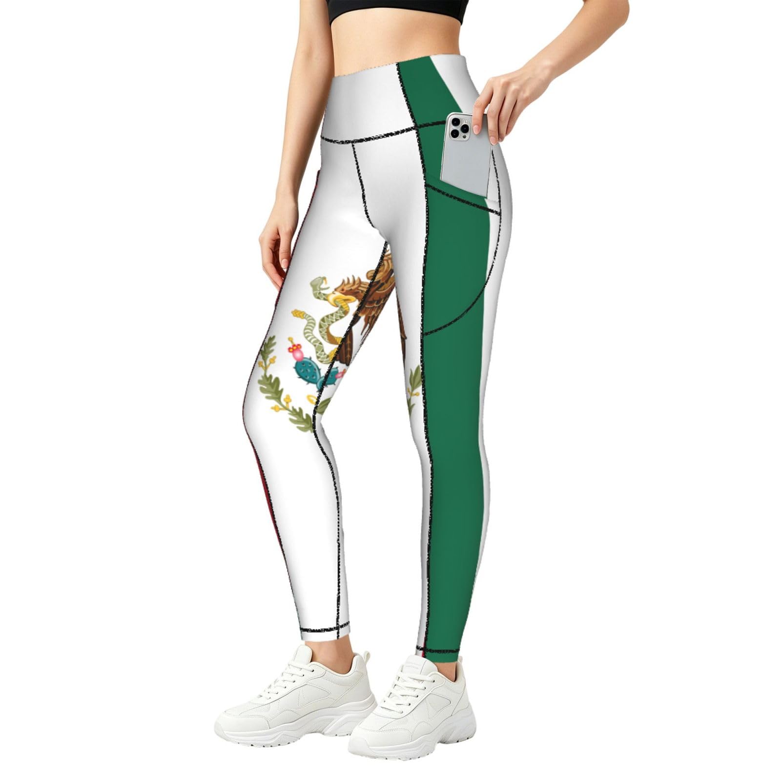 Leggings de México para mujer que estilizan la silueta sin transparencias 8