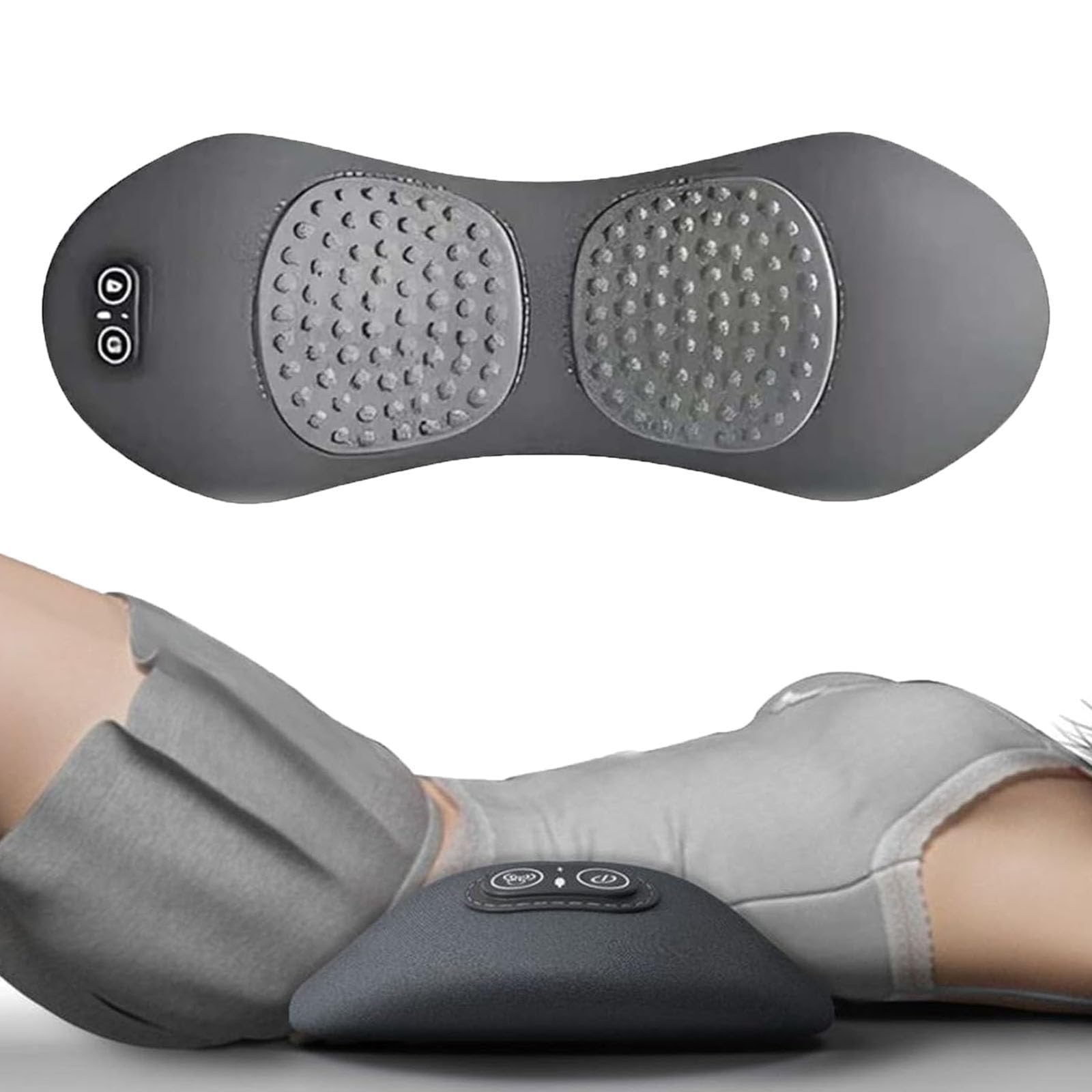 Vertacura 3-in-1 Rückenmassagegerät, Rückenstrecker mit 26° Ergonomischer Krümmung, Haltungskorrektoren und Rückenstützpolster, geeignet für Männer und Frauen