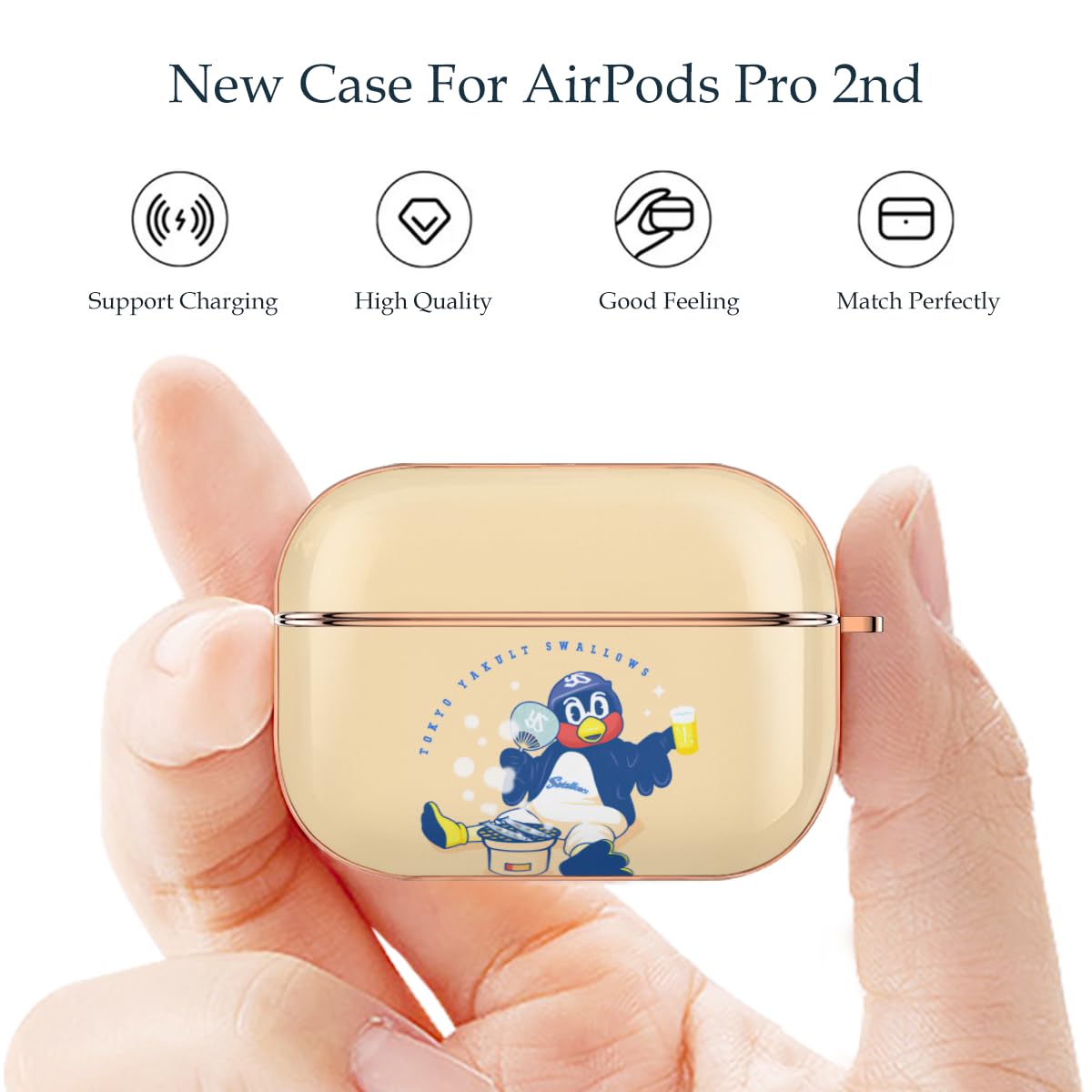 Amazon | airpods pro2 ケース 東京ヤクルトスワローズ つば九郎