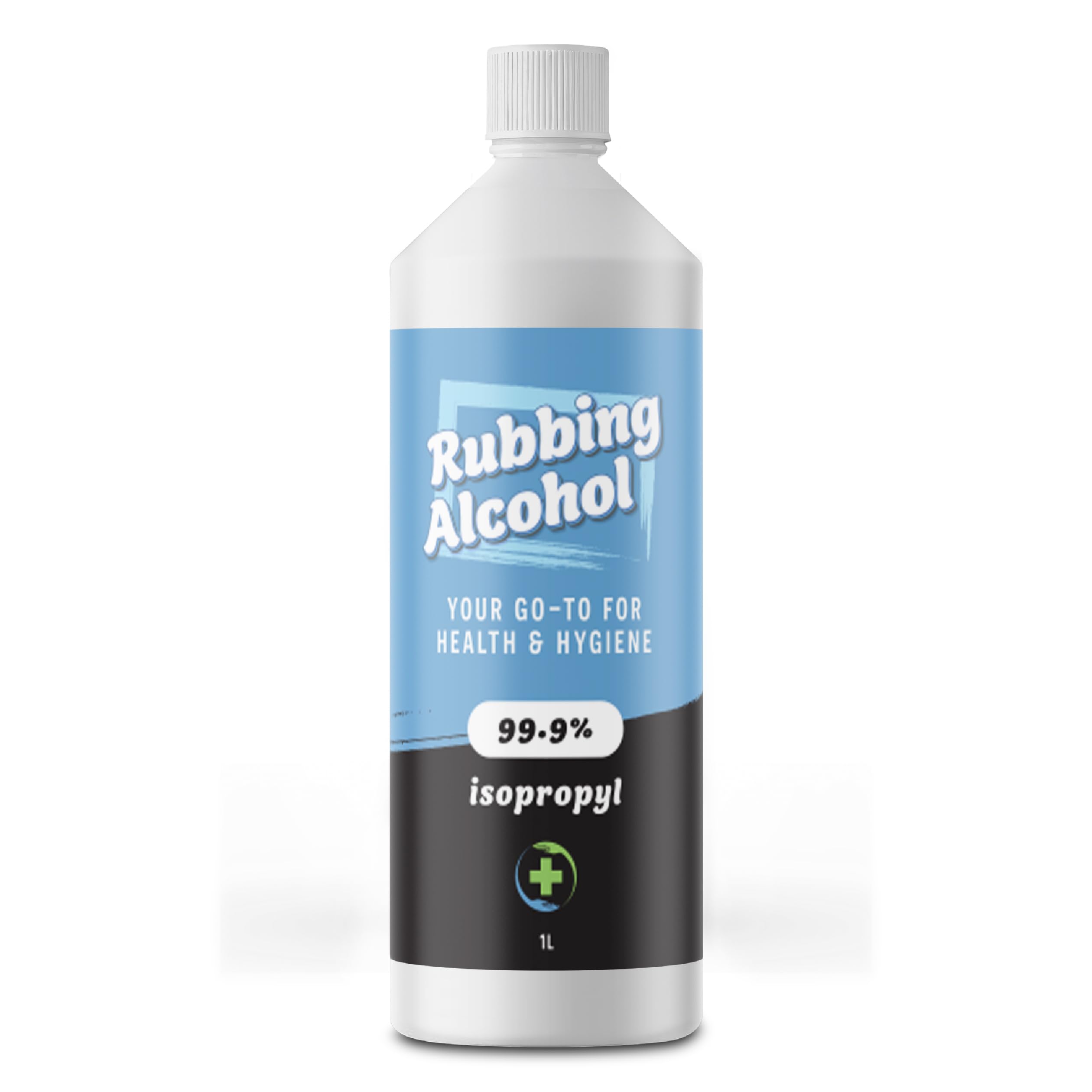 Rubbing Alcohol 1 Litre 99.9% Pure Isopropanol IPA for Cleaning, Disinfecting, Degreaser, Medical Use, Solvent for Electronics, Glass, De-icer, Painting