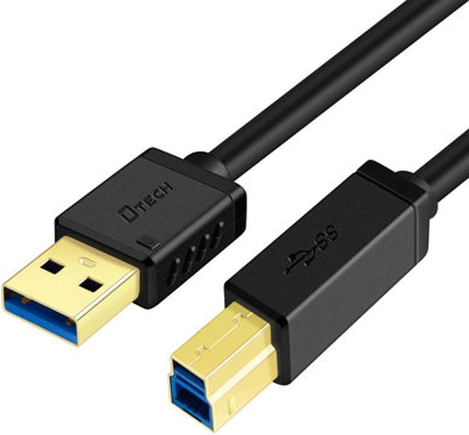 Amazon.co.jp DTECH USB 3.0 Cable, Printer Cable, 6.6 ft (2 m), Type A