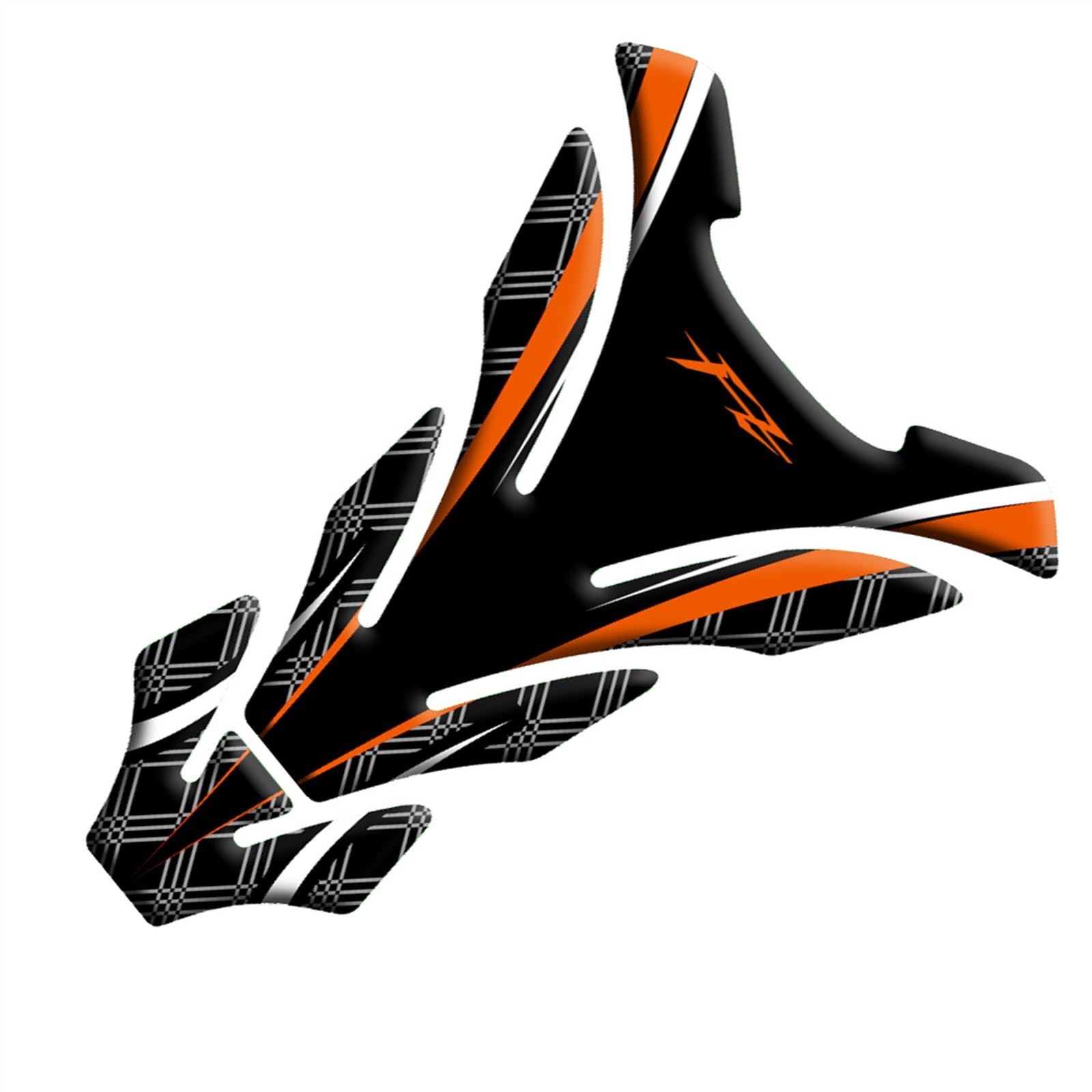 Bbauer Orange Sticker Protector Motorcycle Tank Pad Protector Decal Stickers For Y-Amaha Fz07 Fz09 Fz10 Fz1000 (Color : )