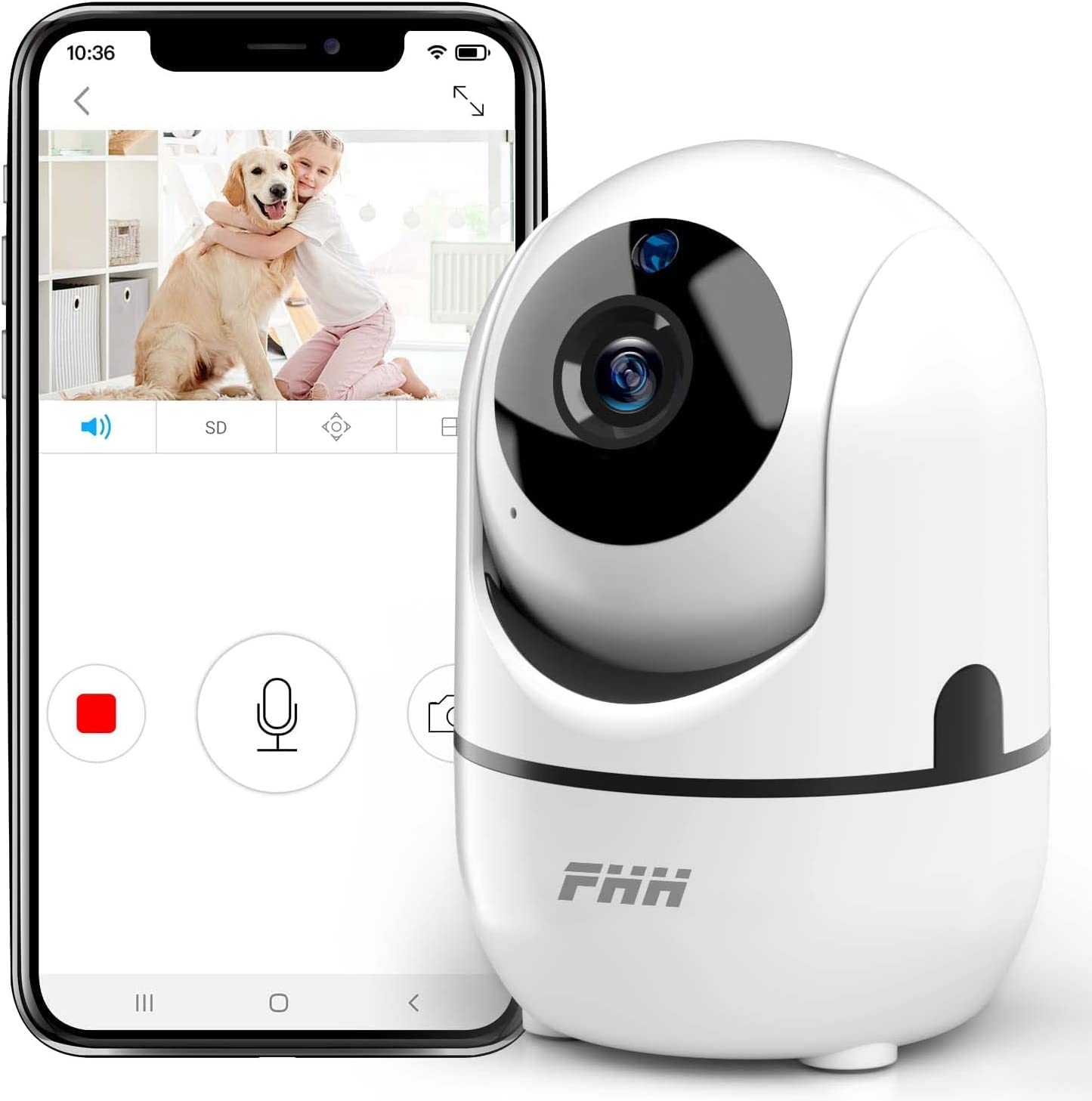 Photo 1 of IOIOTCO Indoor Pan/Tilt Smart Security Camera