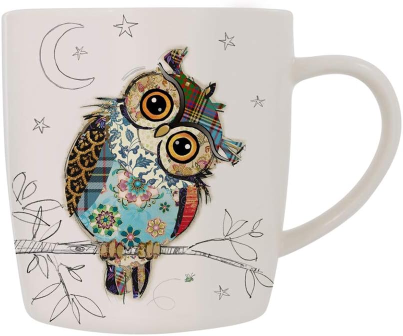 Bug Art Owen Owl China Mug in Gift Box