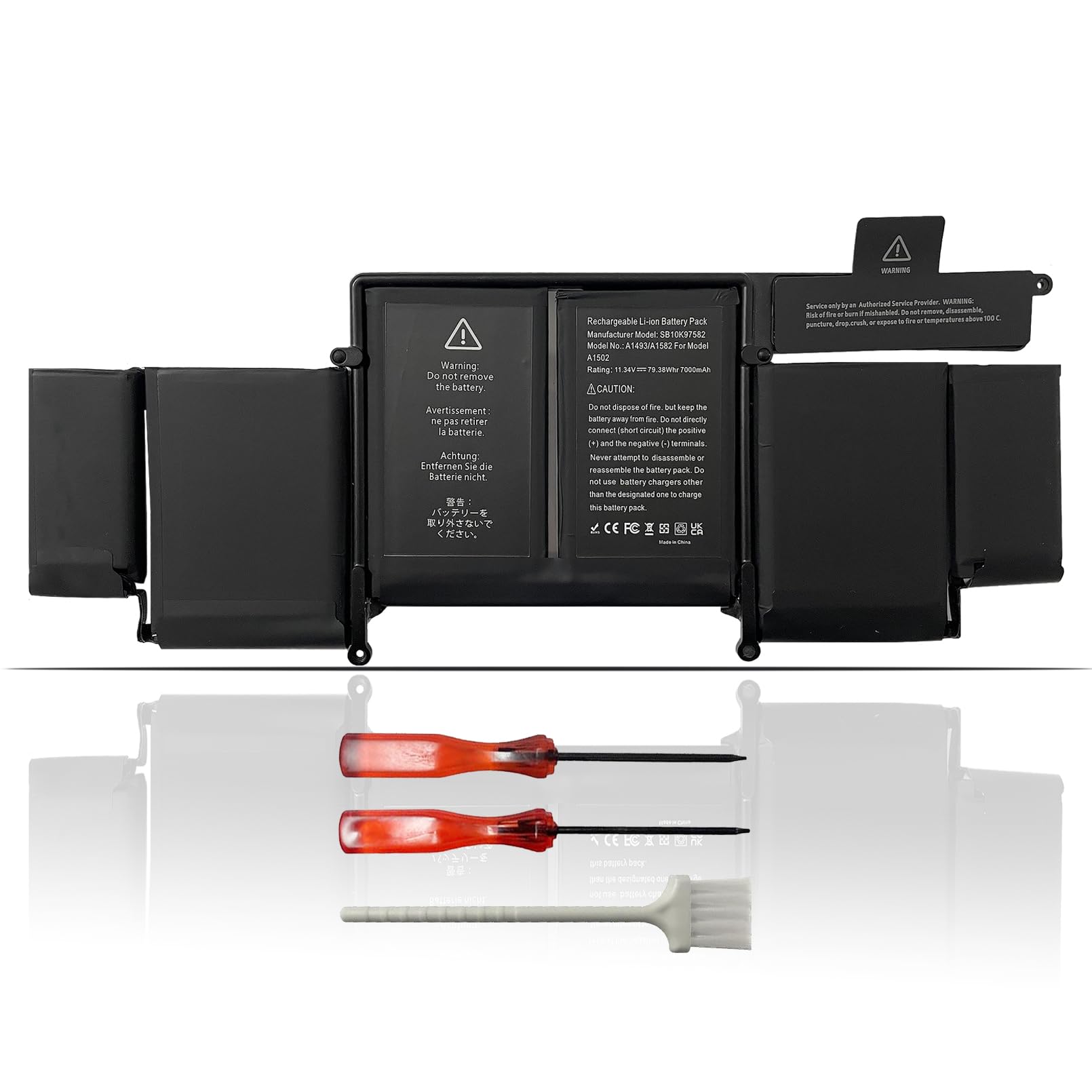 MacBook Pro A1502 メモリ8GB バッテリー新品 Amazon.com: AURUNHO A1502 A1582 A1493 Laptop Battery Replacement