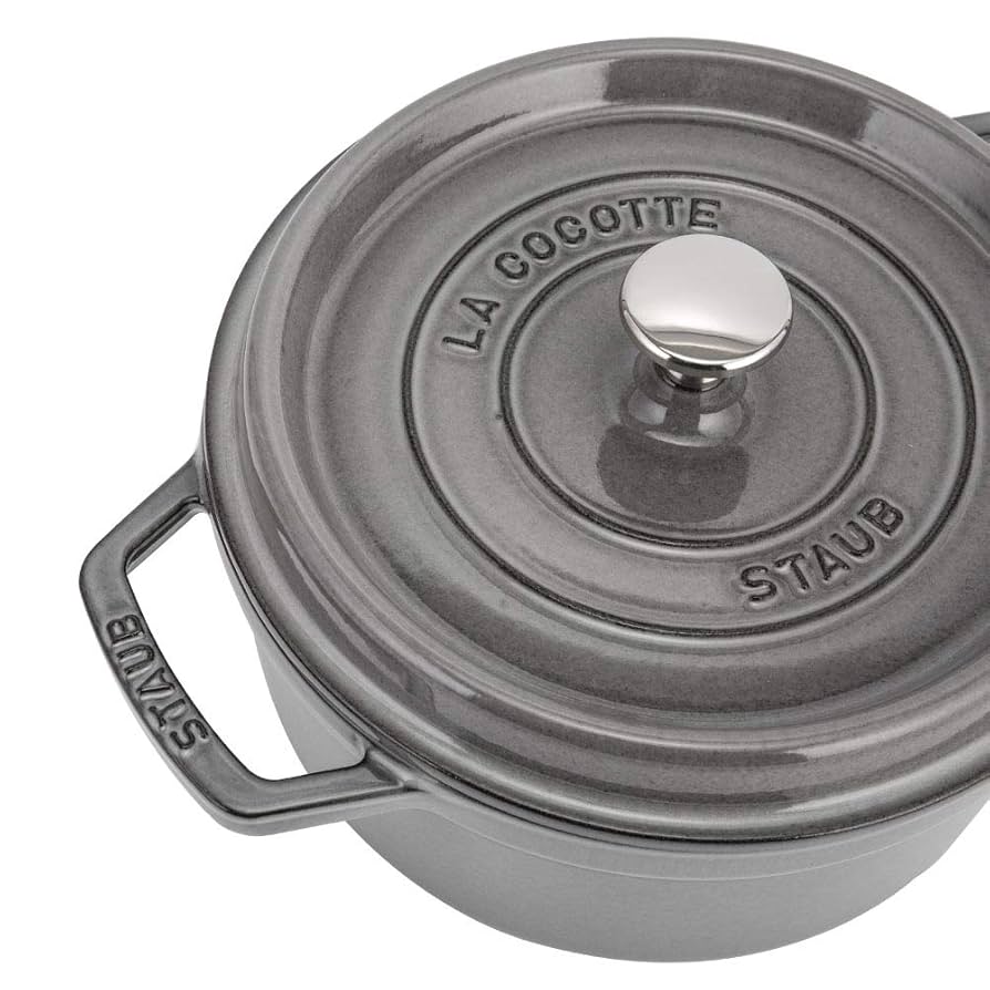 staub ピコ・ココット ラウンド グレー 22cm ストウブ （ Staub ） ピコ ココット ラウンド グレー 22cm 両手